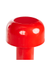 Beliani Tischleuchten BESOS in Rot - (W) 12 x (H) 21 x (L) 12 cm