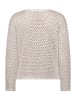 Betty Barclay Strickpullover mit Lochmuster in Patch Taupe/Beige