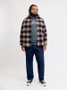 JACK & JONES PLUS Overshirt in Navy Blazer