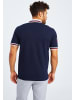 Leif Nelson Herren T-Shirt Polo Herren T-Shirt Polo LN-55600 in blau