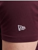 NEW ERA NEW ERA T-Shirts in maroon/white