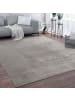 KADIMA DESIGN Teppich Kurzflor waschbar Unifarben Wohnzimmer in Grau
