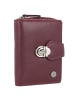 Greenburry Spongy Geldbörse Leder 9 cm bordeaux