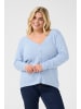 KAFFE curve Strickjacke KCfarsia Regular fit in Soft Chambray