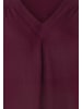 More & More elegante, fließende 3/4 Arm-Bluse in ruby orchid