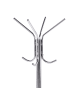 Beliani Kleiderständer CLAXTON in Silber - (W) 30 x (H) 185 x (L) 30 cm