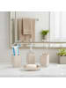 Cheffinger 4-teilig, Seifenspender, Zahnbürstenhalter, Schale & Organizer in Beige
