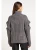 faina Strickpullover in Grau