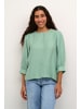 Kaffe Langarm-Bluse KAjerome Regular fit in Granite Green
