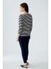 Oui T-Shirt SUNALA in white blue