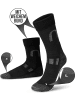 normani 2 Paar Merinowollsocken Wander- und Trekkingsocken Melton in Schwarz