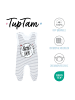 TupTam Baby Strampler mit Aufdruck Spruch 5er Pack in blau/weiß