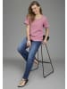 Laura Scott Rüschenbluse in beere