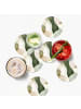 OnlyWow Glasuntersetzer 6er-Set Abstracte Formen