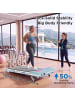 ABRIHOME Laufband in Blau mit 15% Steigung 150 kg und Fernbedienung