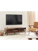 Beliani TV-Schrank DETROIT in Braun - (W) 149 x (H) 44 x (L) 35 cm