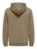 Only&Sons Weicher Kapuzen Pullover Basic Hoodie ONSCERES in Hellbraun