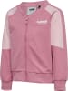 Hummel Kinder Trainingsjacke "Hmlmini Loose Block Zip Jacket" in Rosa