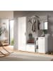 Inn.Furn Schuhschrank weiß Hochglanz 55 cm, Flurschrank mit 5 Fächern