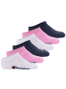 Champion Socken 6er Pack in Pink/Weiß/Blau