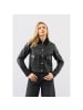 Bolongaro Trevor Lederjacke Caris Trucker in schwarz