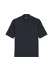 Marc O'Polo Strick-Poloshirt regular in dark navy