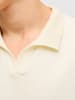 JACK & JONES Junior Strickpolo kurzarm JORNORREBRO in sea salt