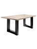 58 aufm Kessel ESSTISCH ausziehbar Eila 7 140 x 90 x 75 Esszimmertisch Schwarzstahl/Sandeiche