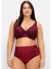sheego Bügel-BH in weinrot