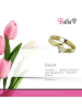 BALIA 333 Gelbgold - 8 Karat Damen Ringe Viereck gold Fingerring 54 (17,2)