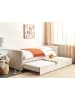 Beliani Kinderbett LIBOURNE in Rosa - (W) 92 x (H) 75 x (L) 220 cm