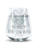 Mr. & Mrs. Panda Schönes Glas Faultiere Herz mit Spruch in Transparent