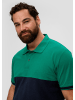 s.Oliver Polo-Shirt kurzarm in Blau-grün