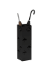 HOMCOM Schirmhalter-15,5L x 15,5B x 49H cm-Schwarz