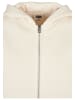 Urban Classics Zip-Kapuzenpullover in whitesand