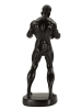 Mauro Ferretti Schwarze Harzfigur eines Mannes, 18,5 x 20,5 x 43,5 cm