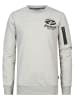 Petrol Industries Sweater mit Logo Belleville in Grau