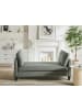 Beliani Chaiselongue ARCHIANE in Grün/Schwarz - (W) 170 x (H) 60 x (L) 85 cm