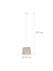 relaxdays Kinderzimmerlampe "Sterne" in Rosa - Ø 27 cm