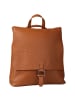 Toscanto Leder Cityrucksack Toscanto Rucksack hellbraun ca. 33cm