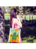 Mr. & Mrs. Panda Shopping Tasche Kaktus Sonne Design ohne Spruch in Weiß