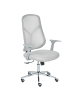 Beliani Bürostuhl NUVINER in Grau/Silber - (W) 60 x (H) 109 x (L) 60 cm
