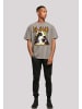 F4NT4STIC Oversize T-Shirt Def Leppard Hysteria in Asphalt