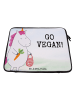 Mr. & Mrs. Panda Notebook Tasche Einhorn Vegan Design mit Spruch in Weiß