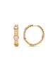 Luxenter Ohrringe Phisma mit 18 Karat Gelbgold-Finish – PHISMA