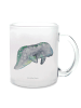 Mr. & Mrs. Panda Teetasse Seekuh Chillen ohne Spruch in Transparent