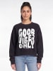 wat? Apparel Sweatshirt Good vibes only in Schwarz
