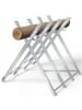 tectake Holzsägebock Horst 84 x 80 x 80 cm, grau