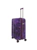 travelite Lascana Edition 4 Rollen Trolley M 65 cm mit Dehnfalte in purple swirl