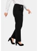 GOLDNER Elegante Stretchhose mit Komfortbund in schwarz